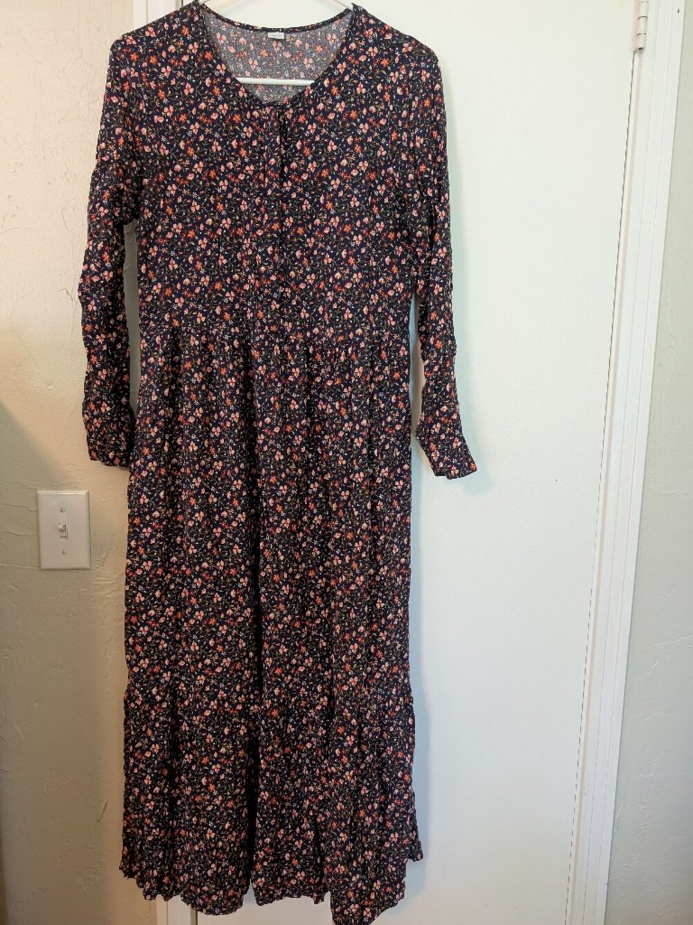 Flora dress, nursing friendly